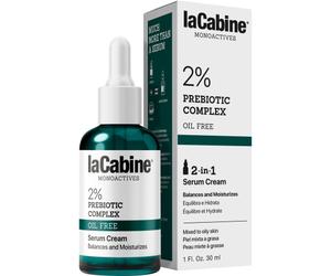 LaCabine Monoactifs 2% Complexe Prébiotique 2en1 Sérum Crème Peaux Mixtes À Grasses 30ml