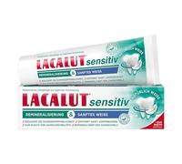 LACALUT Reminéralisation sensible et blanc doux, réduit la sensibilité à la douleur, élimine en douceur les décolorations, reminéralise l'émail, 1 x 75 ml