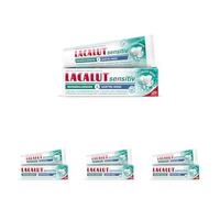 LACALUT Reminéralisation sensible et blanc doux, réduit la sensibilité à la douleur, élimine en douceur les décolorations, reminéralise l'émail, 1 x 75 ml (Lot de 4)