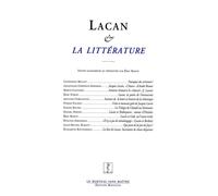 Lacan et la litterature - Collectif - Manucius Eds - broché - Essai