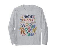L'acceptation de l'Autisme n'est Pas Un Puzzle Neurodiversité autistique Manche Longue