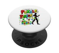 L'acceptation de l'Autisme n'est Pas Un Puzzle Neurodiversité autistique PopSockets PopGrip Adhésif
