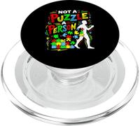 L'acceptation de l'Autisme n'est Pas Un Puzzle Neurodiversité autistique PopSockets PopGrip pour MagSafe