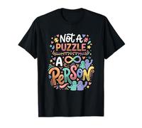 L'acceptation de l'Autisme n'est Pas Un Puzzle Neurodiversité autistique T-Shirt