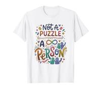L'acceptation de l'Autisme n'est Pas Un Puzzle Neurodiversité autistique T-Shirt