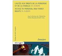 L'accès Aux Droits De La Personne Et De Famille En Europe