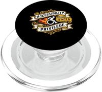 L'accessibilité n'est Pas Un Militant privilégié des Droits des Personnes handicapées PopSockets PopGrip pour MagSafe