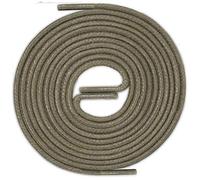 LACCICO Finest Waxed Laces® Diamètre : 2 mm - Lacets cirés fins et ronds élégants, vert kaki, 180 cm