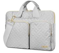 Lacdo 360° Protection 15.6 Pouce Housse Ordinateur Portable pour 15.6 Pouce ASUS Vivobook/TUF, HP Pavilion 15, Lenovo IdeaPad 15 / Legion 5, Acer Aspire 3 5 7 Chromebook Antichoc, Gris Sidéral