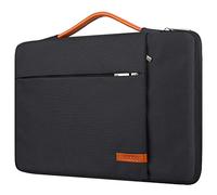 Lacdo 360° Protection Housse Ordinateur Chromebook Portable pour 11.6 Pouce Samsung ASUS Dell Acer HP Lenovo Chromebook, Surface Pro 9 8 X 7 6 5, Lenovo Thinkpad 11, 11.6 Pouce MacBook Air, Noir