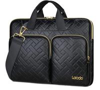 Lacdo 360° Protection Housse Ordinateur Portable, 16 Pouce Computer Case pour 16" New MacBook Pro M5 Pro/Max A3428 A3429 2026, M4/M3/M2 /M1 Pro Max A3403 A3186 A2991 A2780 2024-2019, Noir Élégant