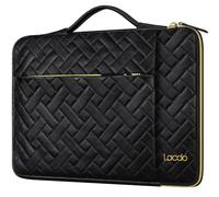 Lacdo 360° Protection Housse Ordinateur Portable pour 16 Pouce New MacBook Pro M5 Pro/Max A3428 A3429 2026, M4/M3/M2/M1 A3403 A3186 A2991 A2780 A2485 A2141, 15" Surface Laptop 7th, Noir Élégant