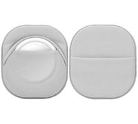 Lacdo Étui de Support AirTag, Autocollants de Montage adhésif par 2, pour Air Tag Hidden Case Cover Anti-Scratch Secure Stick-on Holder, pour Ordinateur Portable, Sac à Dos, Bagages, TV, Gris