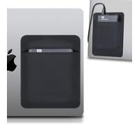 Lacdo Étui de Transport pour Disque Dur Externe Portable, Support de Disque Dur pour Ordinateur Portable, Pochette adhésive à Fixer, pour 2.5" Seagate, WD, Toshiba, LaCie External HDD, SSD, Noir
