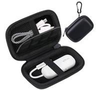 Lacdo Étui de Transport Rigide pour AirFly Pro/SE/Duo, Avantree Relay, 1Mii ML300 Bluetooth émetteur sans Fil récepteur Portable Avion Sac de Voyage Sac de Rangement pour Câble USB, ClÉ USB, Noir