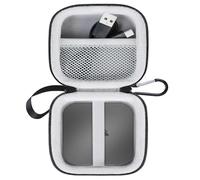 Lacdo Étui Disque Dur Externe Housse de Corsair EX400U USB4 Portable SSD 1TB 2TB 4TB USB 3.2 Type-C EVA Housse Pochette Case Antichoc Étanche, Noir+Gris