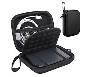 Lacdo Housse de Protection pour WD Elements, WD My Passport Ultra for Mac, Seagate Game Drive, Seagate Portable 2.5 Pouces 1To 2To 3To 4To 5To Étui pour Disque Dur Portable Pochette Antichoc, Nior