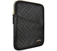 Lacdo Tablette Housse de Protection pour 11" iPad A16, 11" iPad Pro M5 M4, 11" iPad Air M3 M2, 10.9" 10.2" iPad, 10.9" iPad Air, 10.5" iPad Pro, Galaxy Tab A9+ Bag Fit Magic Keyboard, Noir élégant