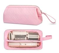 Lacdo Trousse de Voyage pour Accessoires de Coiffure pour Shark Flexstyle Étui de Transport, Étui de Voyage Portable Dy Son Airwrap pour sèche-Cheveux, Accessoires pour Cheveux pour Femmes, Rose