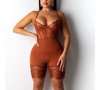 Lace Bodysuit Women Waist Trainer Double Slim Full Body Shapewear Breathable Smooth Lingerie Colombian