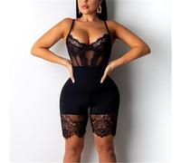 Lace Bodysuit Women Waist Trainer Double Slim Full Body Shapewear Breathable Smooth Lingerie Colombian