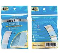 "Lace Front Support" Adhésif double face ruban adhésif Walker hommes Système Prothèse capillaire remplacement du Système capillaire Toupet Extension Cheveux Perruque Contour C MINI(72PCS x 1 Sac)