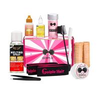 Lace Melting Spray Colle Perruque Colle Perruque Lace Wig, Outils De Pulvérisation Spritz Extra Hold Avec Melting Spray Wig Remover Cire Cheveux Gel Cheveux Femme Bandeau Perruque