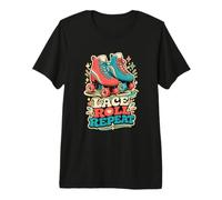 Lace Roll Repeat Roller Quad Rink T-Shirt Haut de Gamme
