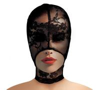 Lace Seduction Masque de bondage - Noir