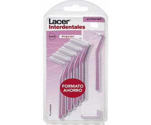 Lacer™ Brossettes interdentaires Ultra Fines Manche angulaire 10 u.