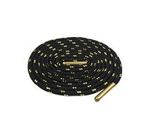 Lacet Boot Laces Or Blanc Noir Lacets Ronde Glitter Lacets Strings, 611 Black Gold, 100cm