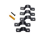 Lacet espagnolette collier en aluminium noir entraxe 32mm Volet Battant Fenêtre Butée Maintien Label