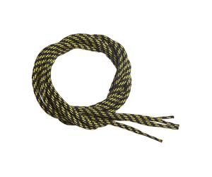 Lacet "ROUND STRIPED THERMO" Noir/Jaune 140cm DIADORA