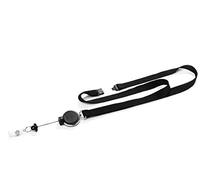 Lacet textile avec enrouleur EXTRA STRONG, coloris noir