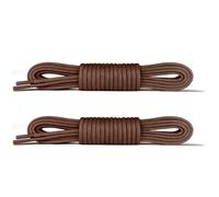 Laceter 2 Paires de Lacets Ronds Fins Cirés 2,4mm pour Chaussures de Ville - Idéal Derbies, Richelieu, Mocassins, Bottines Cuir - Élégants et Durables - Fabriqués en Europe