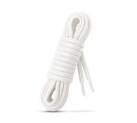Laceter Lacets Ronds Épais 4mm pour Bottes, Dr Martens, Chaussures de Sécurité, Randonnée, Outdoor, Travail - Robustes, Durables - Fabriqués en Europe Haute Résistance - Blanc polaire, 180 cm - X2
