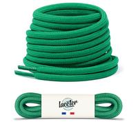 Laceter Lacets Ronds Épais 4mm pour Bottes, Dr Martens, Chaussures de Sécurité, Randonnée, Outdoor, Travail - Robustes, Durables - Fabriqués en Europe Haute Résistance - Vert pastèque, 90 cm