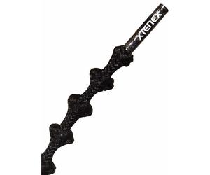 Lacets anatomiques noirs - longueur 75 cm - diamètre 7 mm - Xtenex JLF Pro