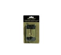 Lacets cirés 220 cm Mil-Tec - Black