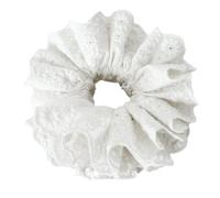 Lacets creux pour cheveux avec grande fleur Lolitas, chouchous en dentelle pour femmes et filles