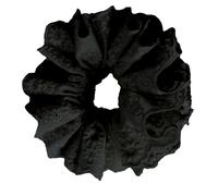 Lacets creux pour cheveux avec grande fleur Lolitas, chouchous en dentelle pour femmes et filles
