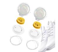 Lacets de baskets pas à nouer,lacets pas à nouer,Lacets réglables sans attaches avec boucle rotative - Fournitures de ficelle de chaussure à dégagement rapide en fil métallique pour chaussures en tiss