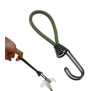 Lacets de bunges avec crochets : sangles de cravate de campagne, cordes à boucle élastique réglables | Organisateur de bagages à baldaquin multiple, équipement d'ongles moulu à usage intensif pour la