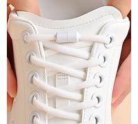 Lacets de chaussures élastiques pour enfants et adultes Orange