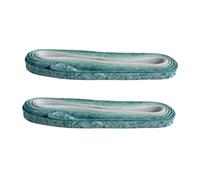 Lacets de Hockey Lacets de Patin à Glace Sangle de Patinage de Remplacement en Polyester Antidérapant pour Une Attache Sûre pour Adultes et Enfants, Vert