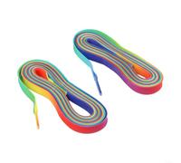 Lacets de hockey sur glace double couche, lacets de skate en nylon double | Lacets de rechange résistants à l'abrasion pour patins d'adolescents et d'adultes, 213/244/274/274/304 cm