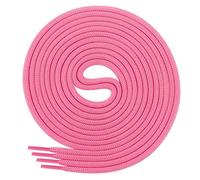 Lacets Di Ficciano, des lacets ronds pour des chaussures d'affaires et en cuir, lacet multisystèm non déchirable, Ø 3 mm, longueur 60-130 cm, 25 couleurs en polyester 130 cm rose bonbon