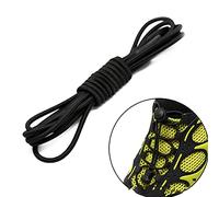 Lacets élastiques à Lacets Lazy Shoe Laces Athletic Shoestrings Aucun système de Lacets de Cravate pour Les s et Les Adultes Noir 1 PCS
