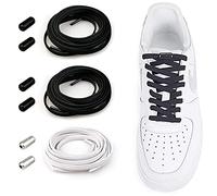 Lacets Élastiques Enfant Adulte en Silicone avec Fermeture en Métal - Sans Liaisons/No Tie Lacets en Silicone - Élastiques Lacets en pour Enfant/Adulte Universel Lacets de Sport Course de Chaussures