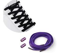 Lacets Élastiques Enfant Adulte en Silicone avec Fermeture en Métal - Sans Liaisons/No Tie Lacets en Silicone - Élastiques Lacets en pour Enfant/Adulte Universel Lacets de Sport Course de Chaussures